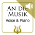 An die Musik by F. Schubert - Medium Voice & Piano MP3 Play-Along included (iPad Edition)
